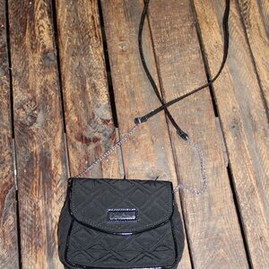 Elegant Black Quilted Crossbody Bag